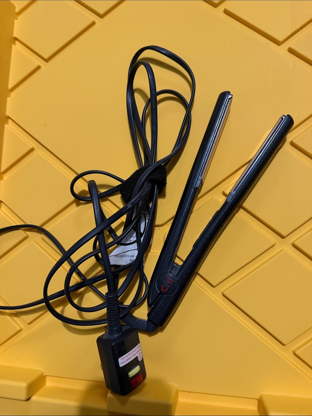 Black Hair Straightener Flat Iron